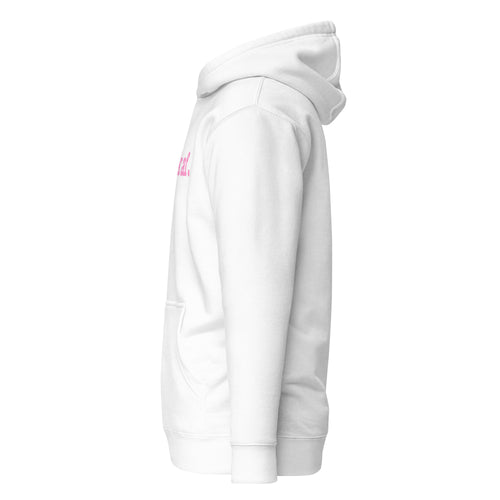 Thick AF. Unisex Hoodie - Pink Writing