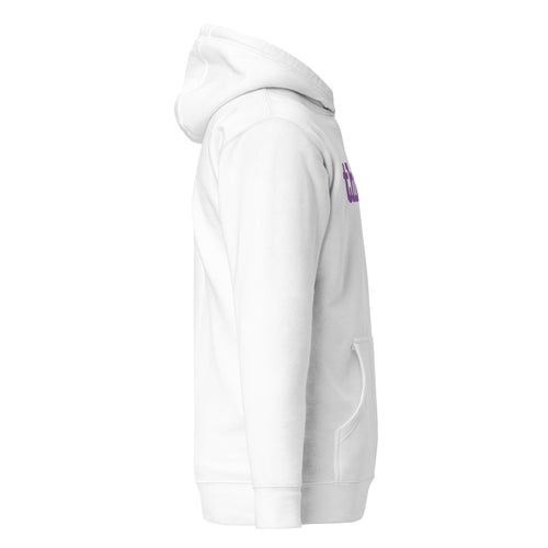 Thick Unisex Hoodie - Lavender Writing