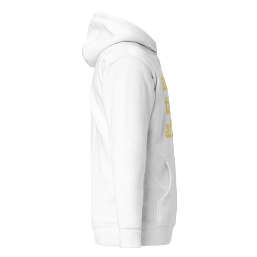 Slim Thick AF. Unisex Hoodie - Yellow Writing