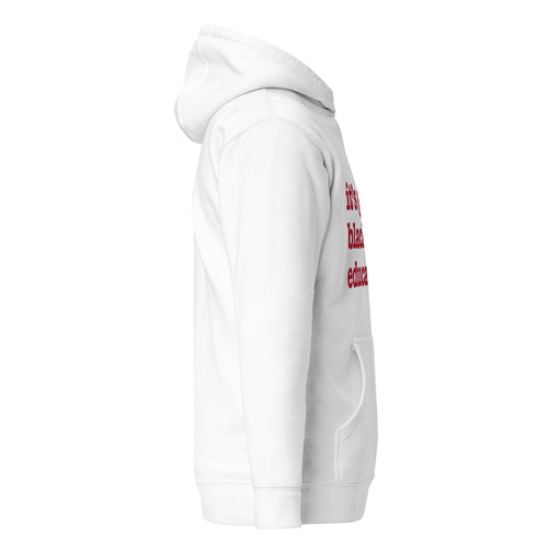 It's Giving Black And Educated Unisex Hoodie - Red Writing