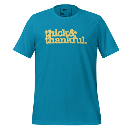 Thick & Thankful Unisex T-Shirt - Yellow Writing