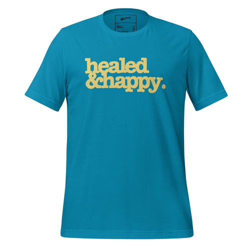 Healed & Happy Unisex T-Shirt - Yellow Writing
