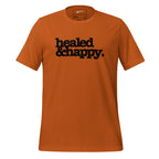 Healed & Healed Unisex T-Shirt - Black Writing