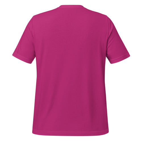 Black Girl Big Curls Unisex T-Shirt - Pink Writing