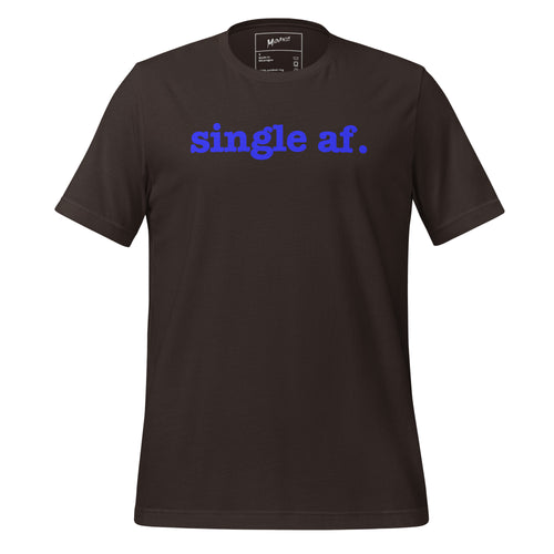 Single AF Unisex T-Shirt - Blue Writing
