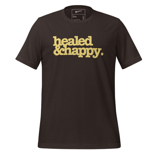 Healed & Happy Unisex T-Shirt - Yellow Writing