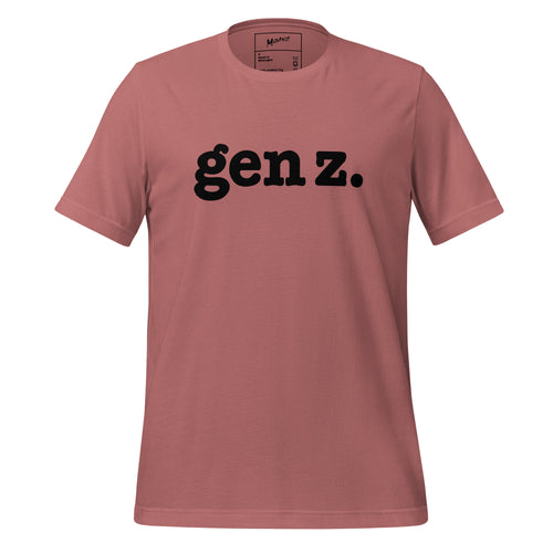 Gen Z Unisex T-Shirt - Black Writing