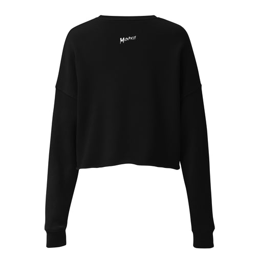 HBCU Crop Sweatshirt - Gray Writing