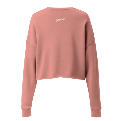 HBCU Crop Sweatshirt - Blue Writing
