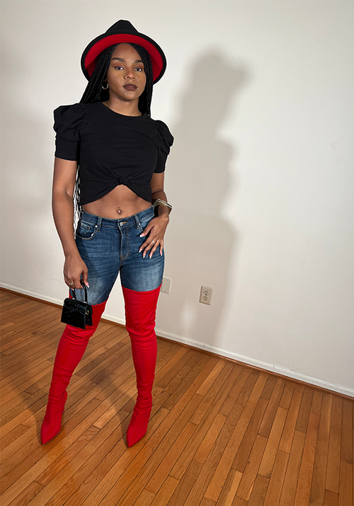 Knotted Crop Shirt