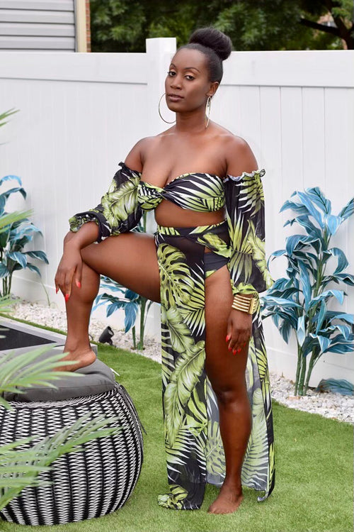 Floral Babe 3 Piece Swimsuit - Modern-Ish LLC