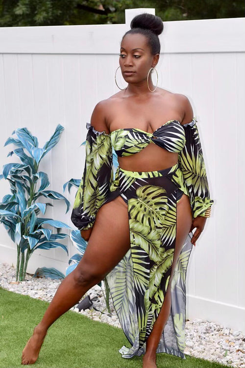 Floral Babe 3 Piece Swimsuit - Modern-Ish LLC